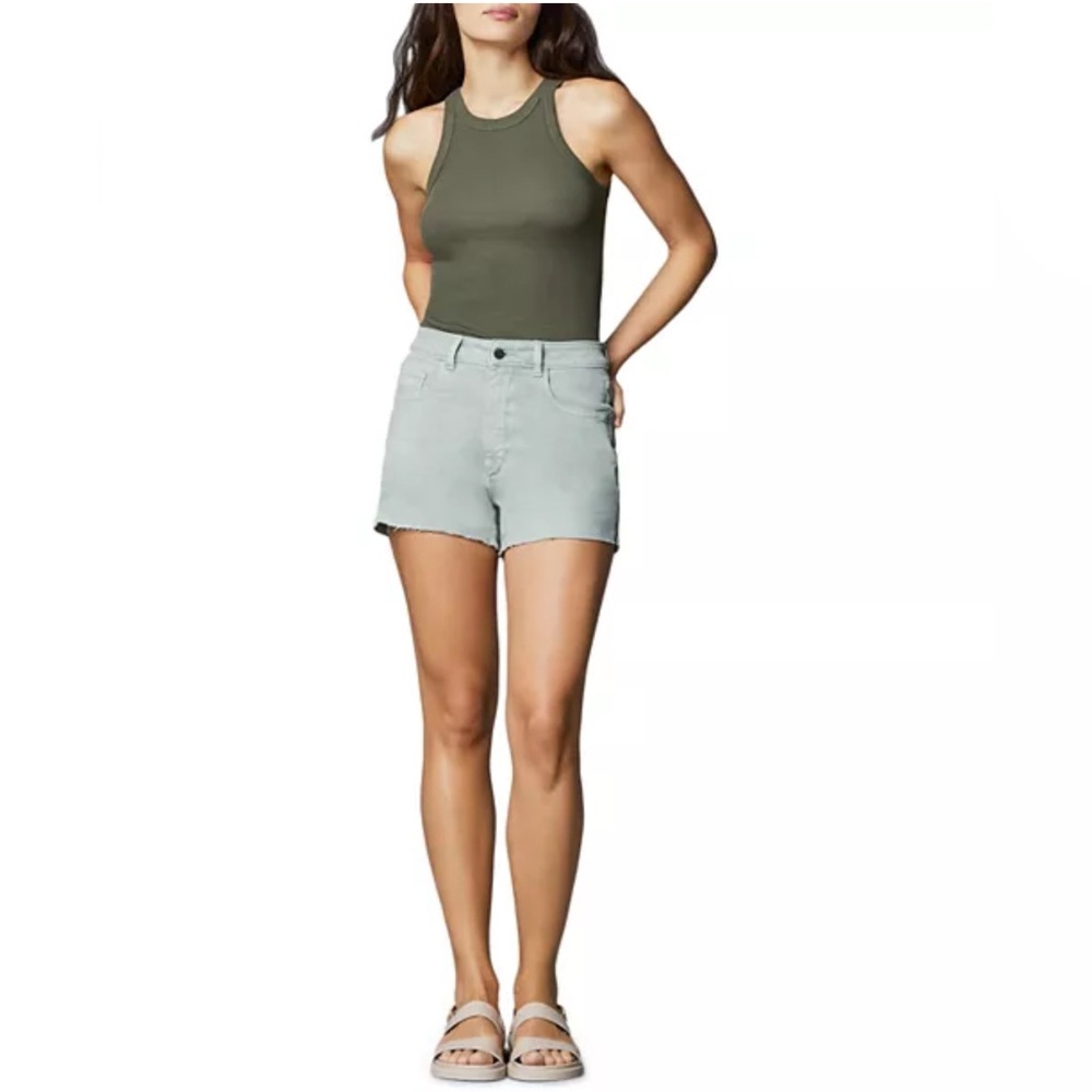 DL1961 Emilie Cutoff Shorts in Kiwi Raw, Size 24 NEW w/Tag